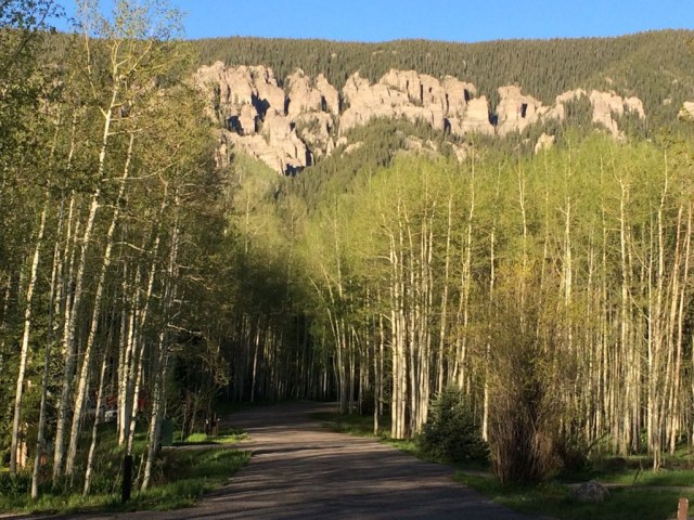 View east from Silver Jack campsite
