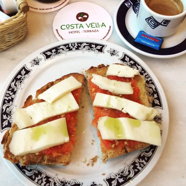 Spanish style breakfast